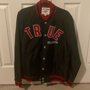 True Religion Nylon Varsity Jacket